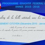 U9 DIPLÔME DE LA BELLE ATTITUDE