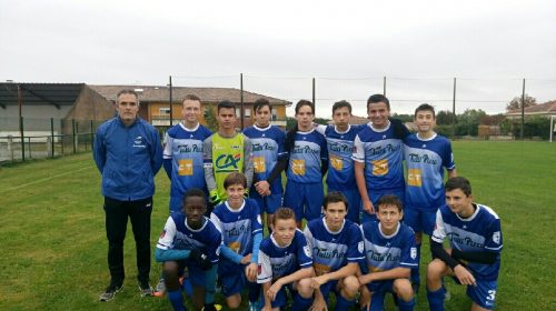 U15A: courte défaite face à Malause/St Nicolas